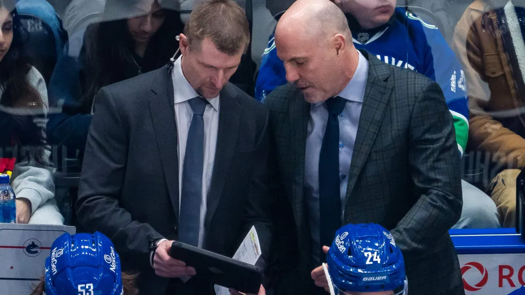 Trenérský tandem Jaroslav Svejkovský a Rick Tocchet