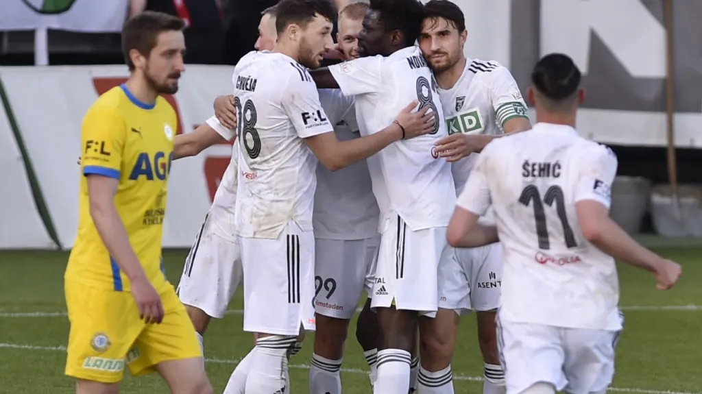 Radost fotbalistů Karviné