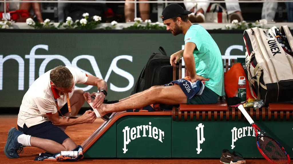 Tomáš Macháč na Roland Garros
