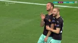 Gól v utkání Rakousko - Severní Makedonie: Arnautovič - 3:1 (89. min.)