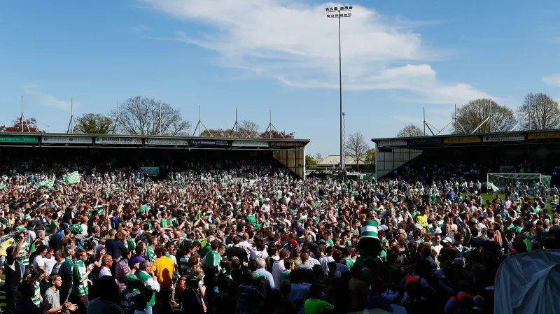 Euforie fanoušků Yeovilu