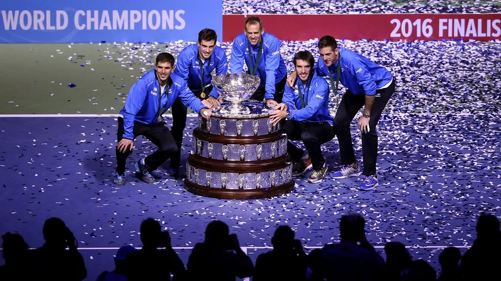 Argentina slaví vítězství v Davis Cupu