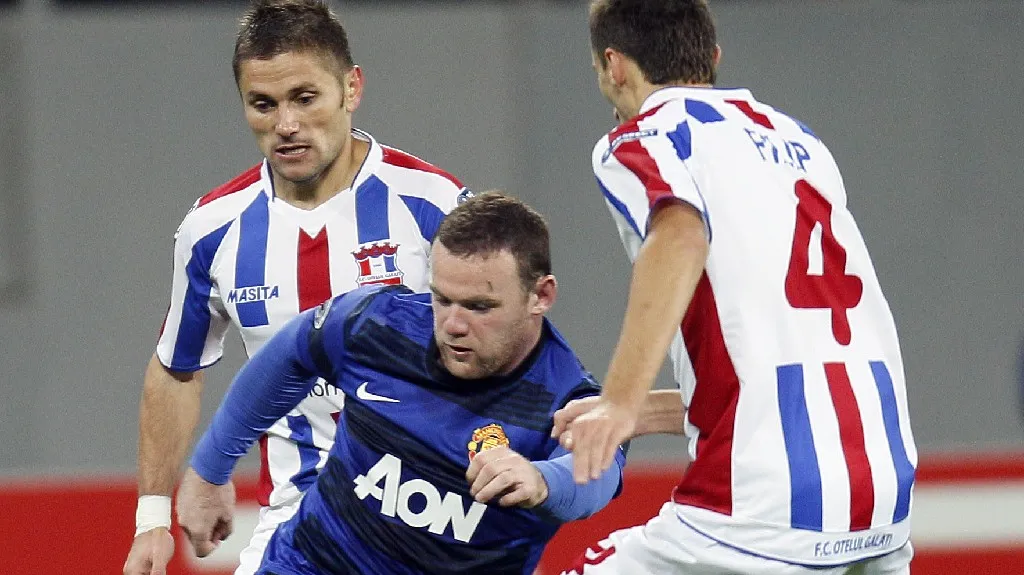 Utkání Otelul Galati - Manchester United