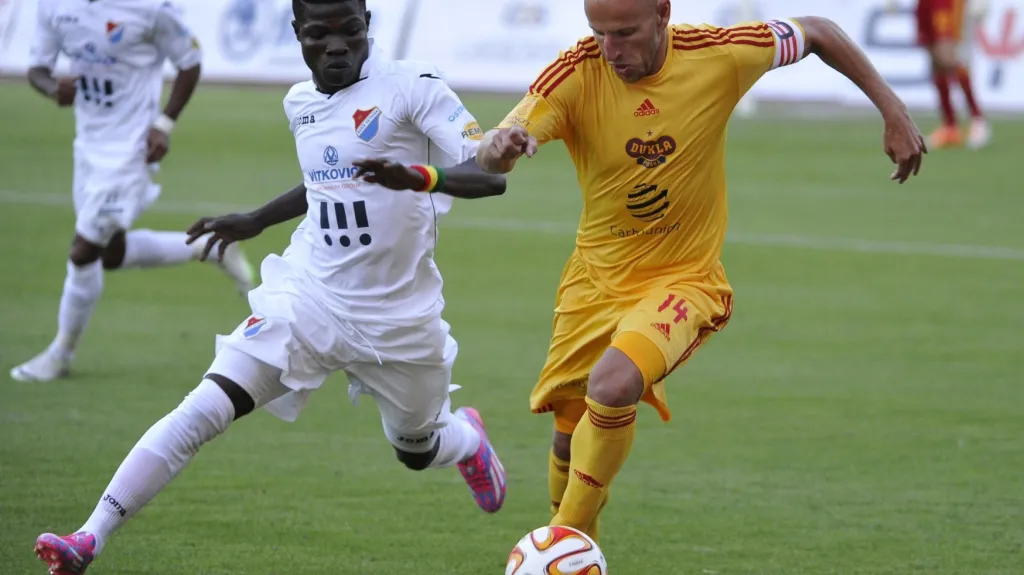 Utkání Dukla - Ostrava