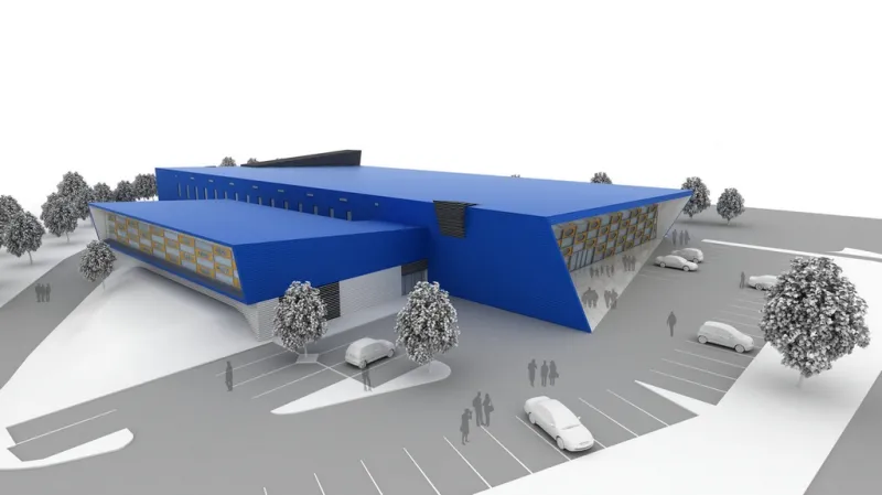 Vizualizace Hokejového centra Pouzar