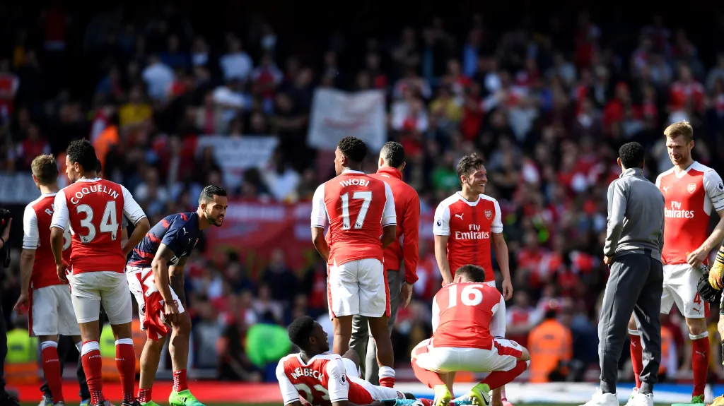 Zklamaní hráči Arsenalu
