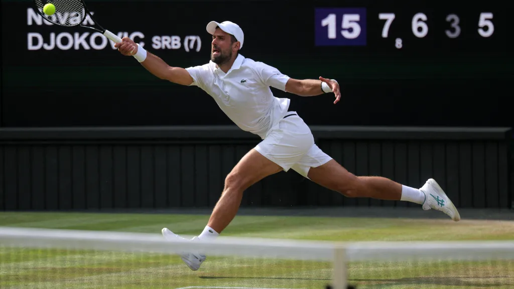 Novak Djokovič překonal ve Wimbledonu další rekord