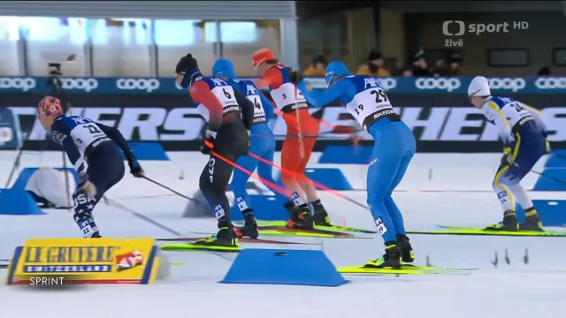 Čtvrtfinále sprintu volně v Oberhofu s Ondřejem Černým