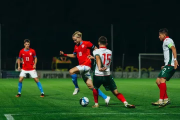 Kapitán české reprezentace do 21 let Matěj Šín