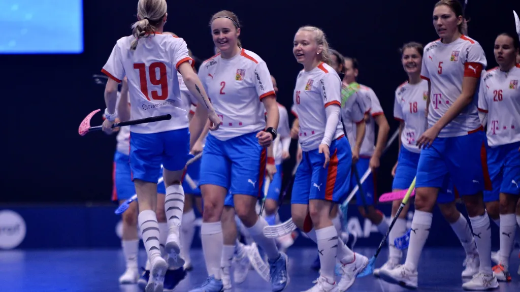 České florbalistky