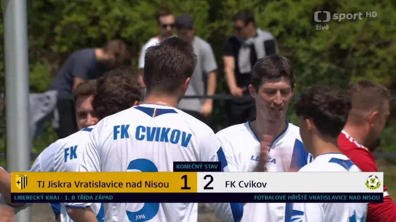 Sestřih a ohlasy utkání Vratislavice – Cvikov
