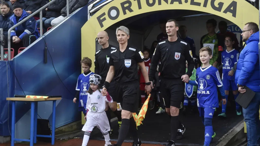 Jana Adámková odřídila zápas Olomouce proti Mladé Boleslavi