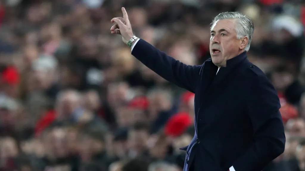 Trenér Neapole Carlo Ancelotti 