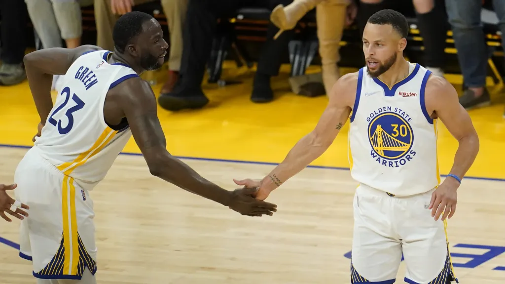 Draymond Green a Stephen Curry