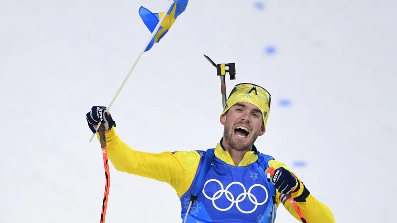 Fredrik Lindström dovezl švédskou štafetu ke zlatu