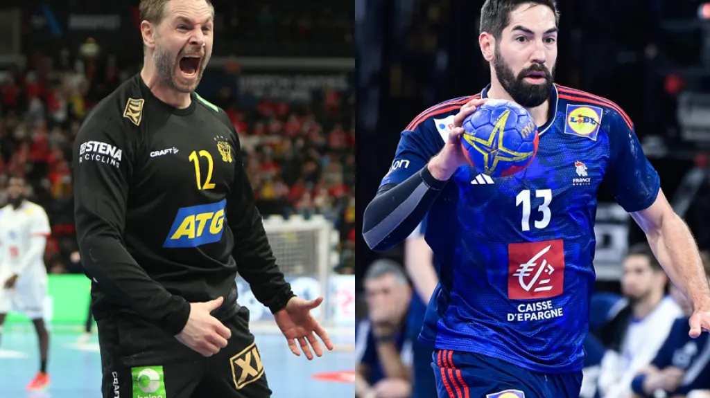 Andreas Palicka a Nikola Karabatič