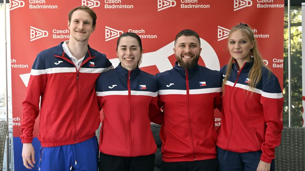 Čeští badmintonisté před ME