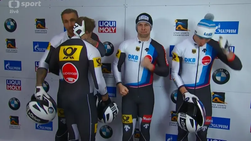 Němci s pilotem Waltherem ovládli závod čtyřbobů v Utahu