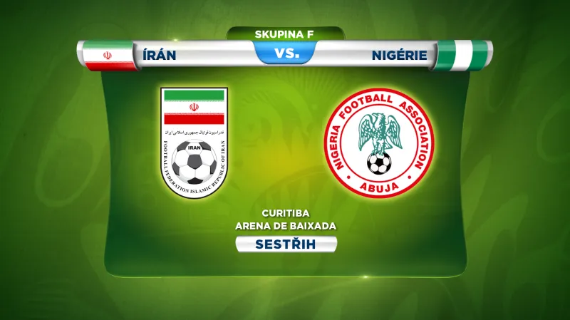 Sestřih utkání Írán - Nigérie