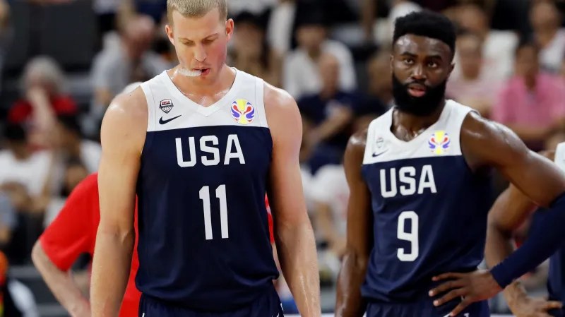 Zklamaní basketbalisté USA