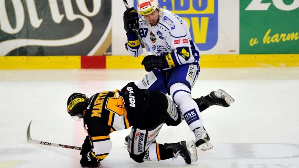 Zleva Rostislav Martynek z Litvínova a Petr Ton z Brna