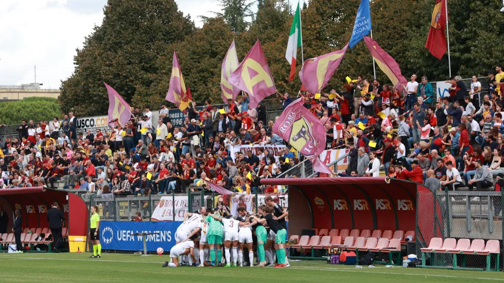 Fotbalistky Sparty na půdě AS Řím