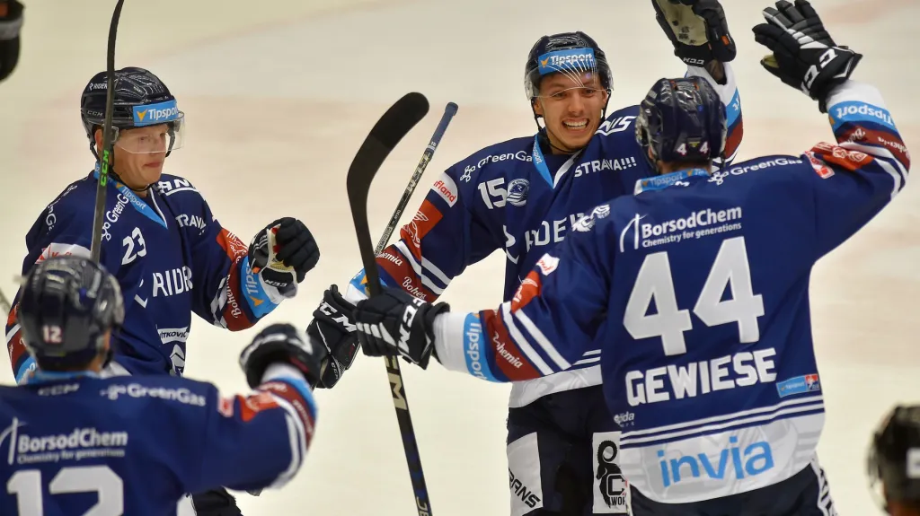 Radost hokejistů Vítkovic