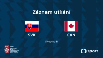 Záznam utkání Slovensko – Kanada