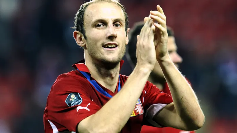 Roman Hubník v reprezentačním dresu v roce 2010