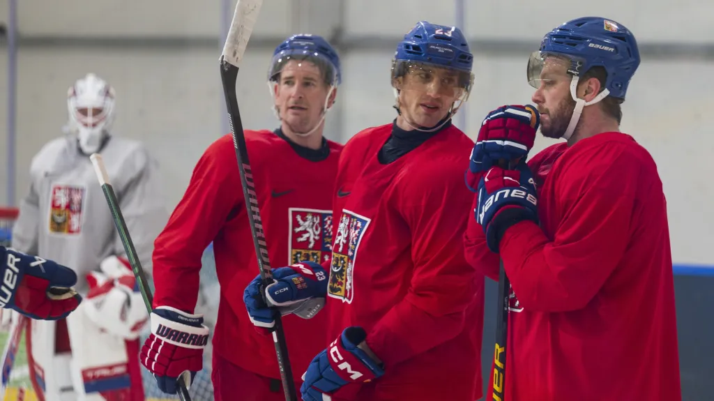 Útok Roman Červenka – Lukáš Sedlák – David Pastrňák