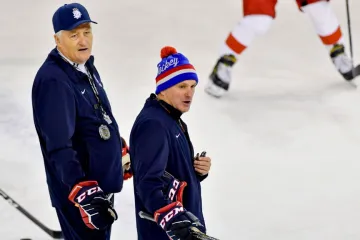 Trenéři Miloš Říha a Robert Reichel