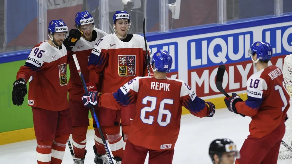 Radost české hokejové reprezentace