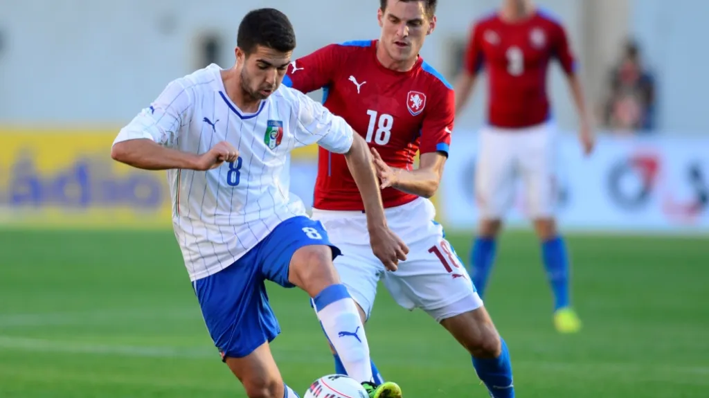 Fotbalová jednadvacítka hrála s výběrem třetí italské ligy