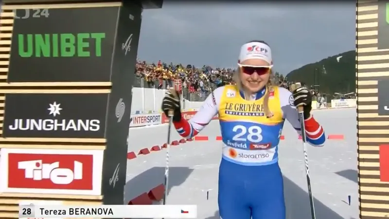 Beranová si premiéru na MS užila. Kralovali Klaebo a Fallaová
