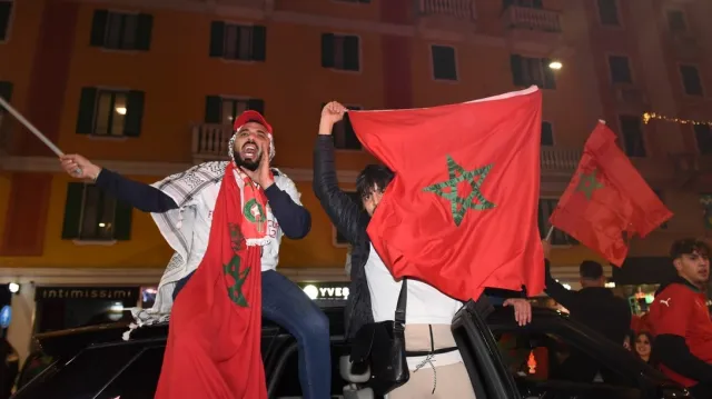 Maročané slaví doma, ve Španělsku i v Kataru