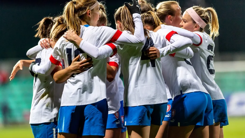 Radost českých fotbalistek