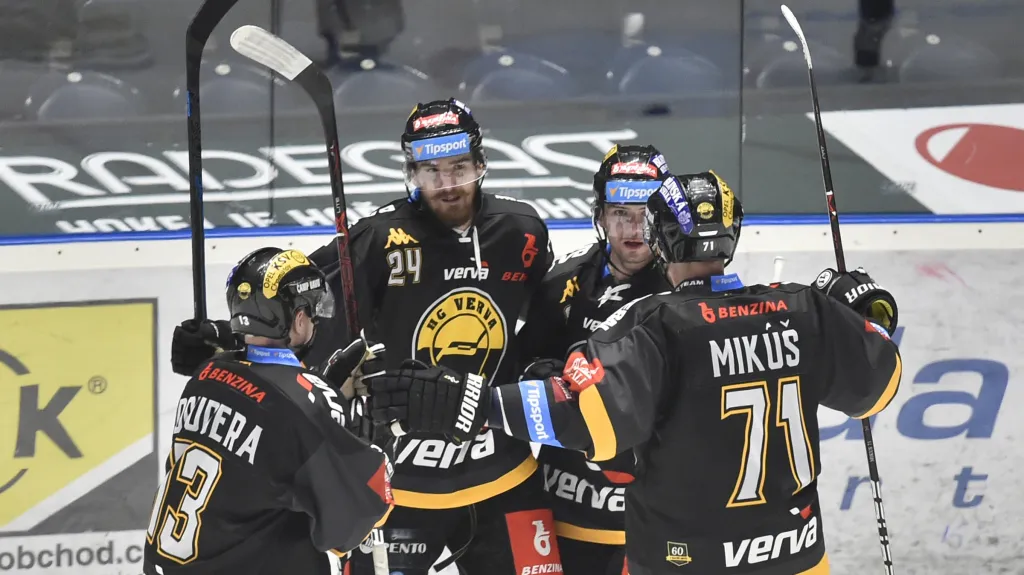 Radost hokejistů Litvínova