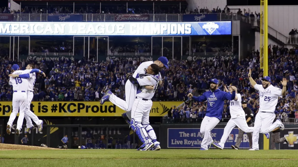 Radost baseballistů Kansasu