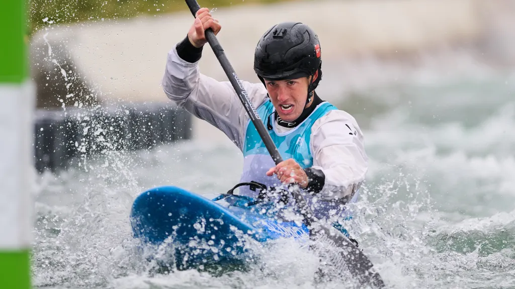 Jakub Krejčí na kayakcrossu