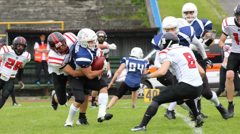 Utkání Ostrava Steelers - Příbram Bobcats