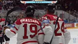 Gól v utkání Bělorusko - Kanada: Brassard - 0:1 (17. min.)