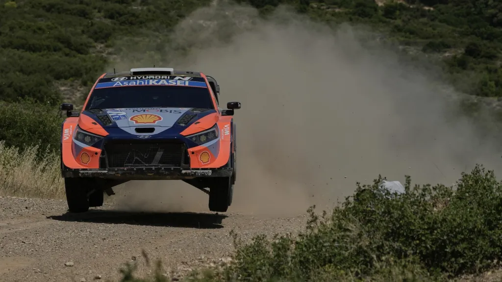 Ott Tänäk při Rallye Akropolis