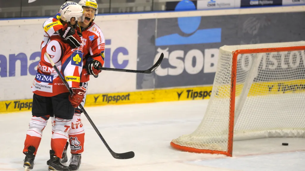 Radost pardubických hokejistů