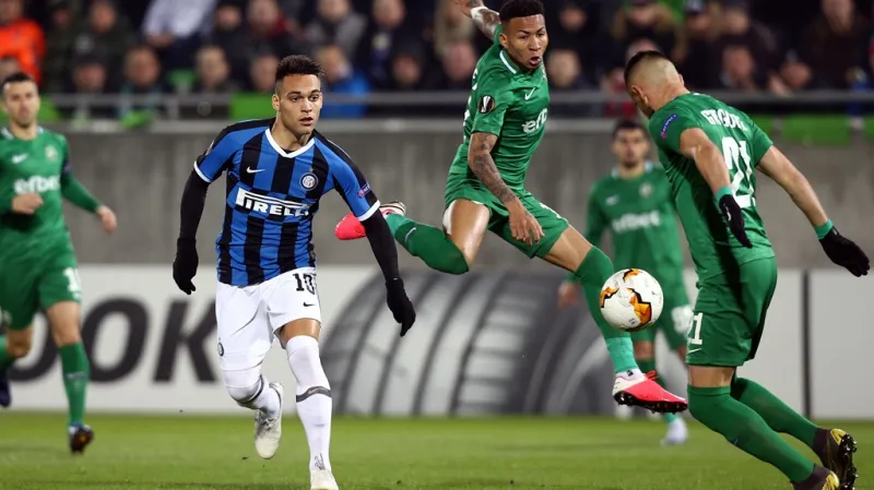 Utkání Ludogorec Razgrad - Inter Milán