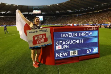 Haruka Kitagučiová na mítinku v Bruselu