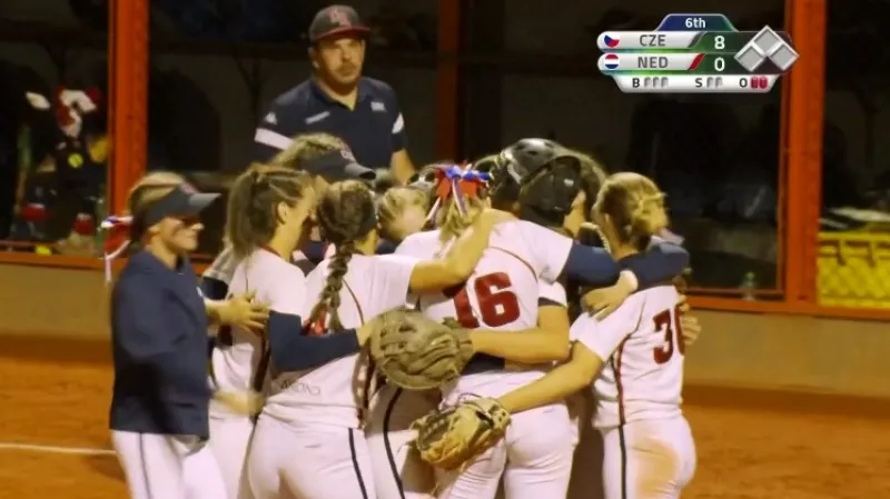 Softbalové juniorky porazily na ME Nizozemsko