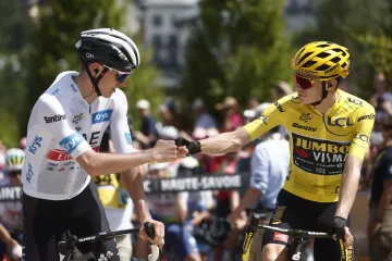 Tadej Pogačar a Jonas Vingegaard