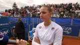 Plíšková po vstupu do pražského turnaje: S výkonem jsem spokojená