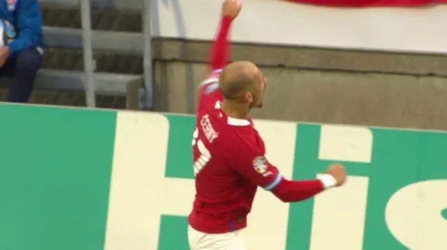 Gól v utkání Faerské ostrovy – Česko: Černý – 0:3 (75. min.)