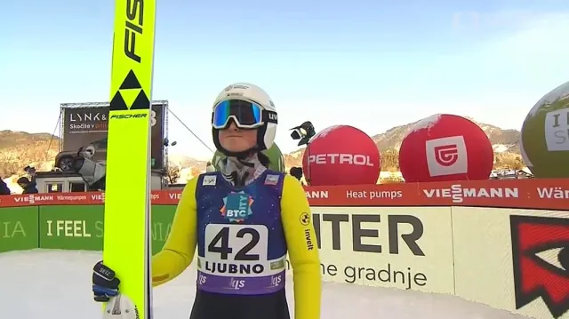 Skok Kláry Ulrichové ve druhém kole v Ljubně